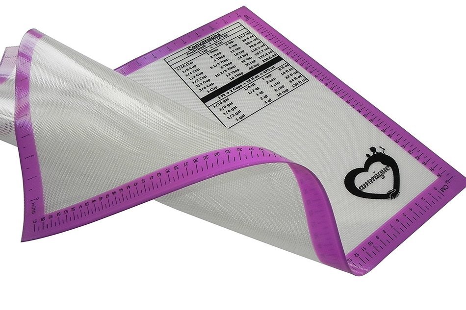 Silicone Baking Mat with Conversions - Size 24 3/8 IN X 16 1/2 IN Cookie Sheet N2