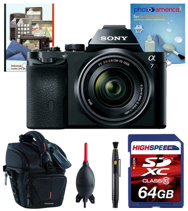 Sony (Alpha 7K) A7K ILCE7K/B Deluxe Kit 64GB
