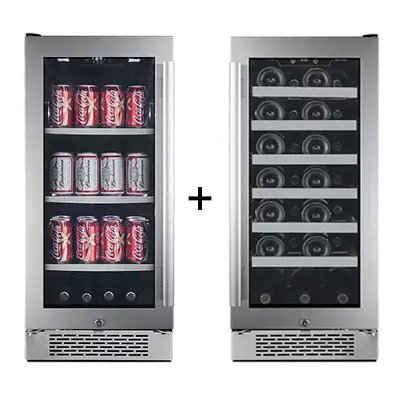 Avallon 27 Bottle + 86 Can Side-by-Side Wine & Beverage Center N3