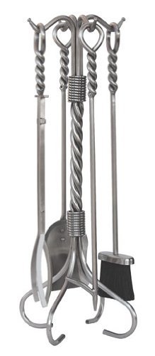 Uniflame, F-7703, 5pc 304 Stainless Steel Toolset with Twist Handles
