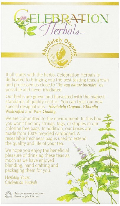 Celebration Herbals Oatstraw Green Flowering Herbal Tea -- 24 Tea Bags N2