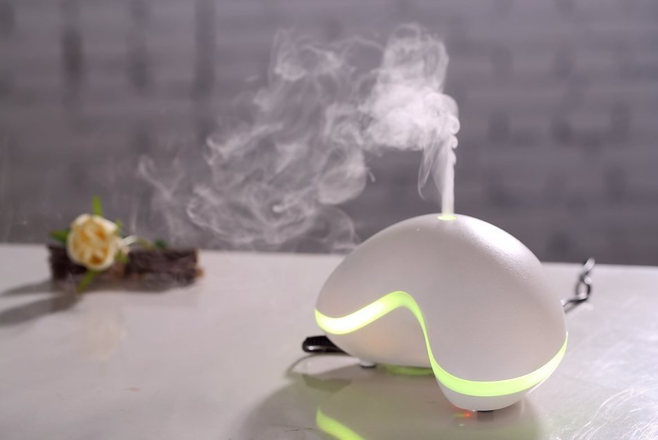 Humidifier,150ml Ispring Humidifier Ultrasonic Aroma Essential Oil Diffuser for Office Home Bedroom Living Room... N9