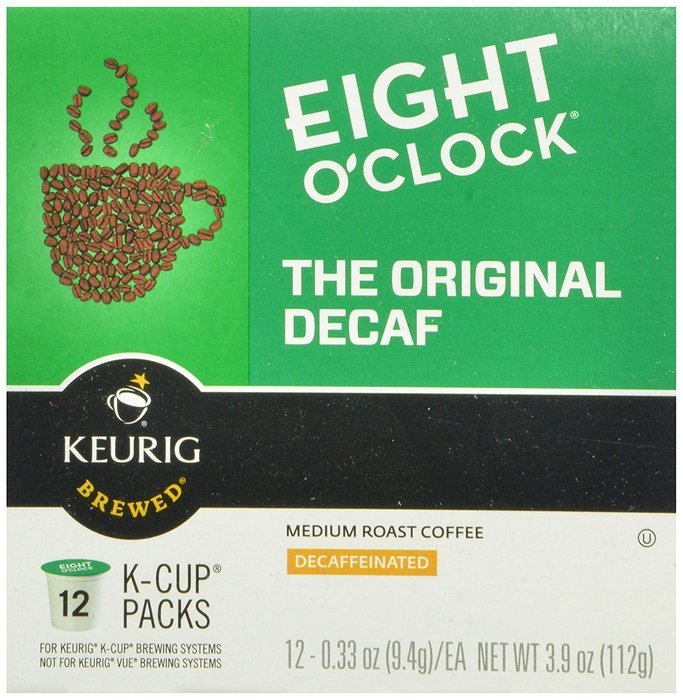 Eight O'Clock Coffee The Original, Keurig K-Cups, 12 Count, (Pack of 6) N12