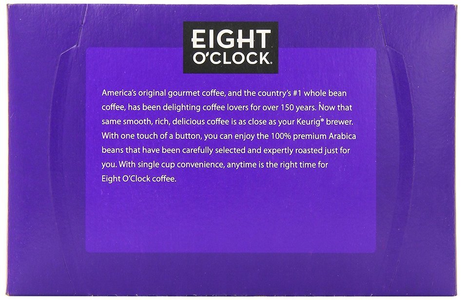 Eight O'Clock Coffee The Original, Keurig K-Cups, 12 Count, (Pack of 6) N13