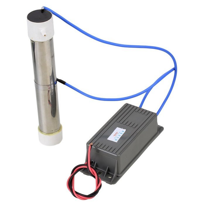 WEONE Grey Ozone Generator Ozone Quartz Tube for Plant Air Water Purfier Cleaner AC110V 3g/hr N3