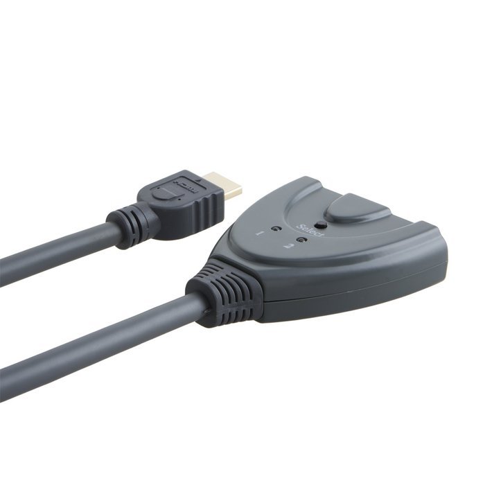 VeLLBox (Version 1.4) HDMI Bidirectional Switcher 2X1 with Pigtail, 2 In 1 Out, 2-port Switcher Pigtail Type,... N12