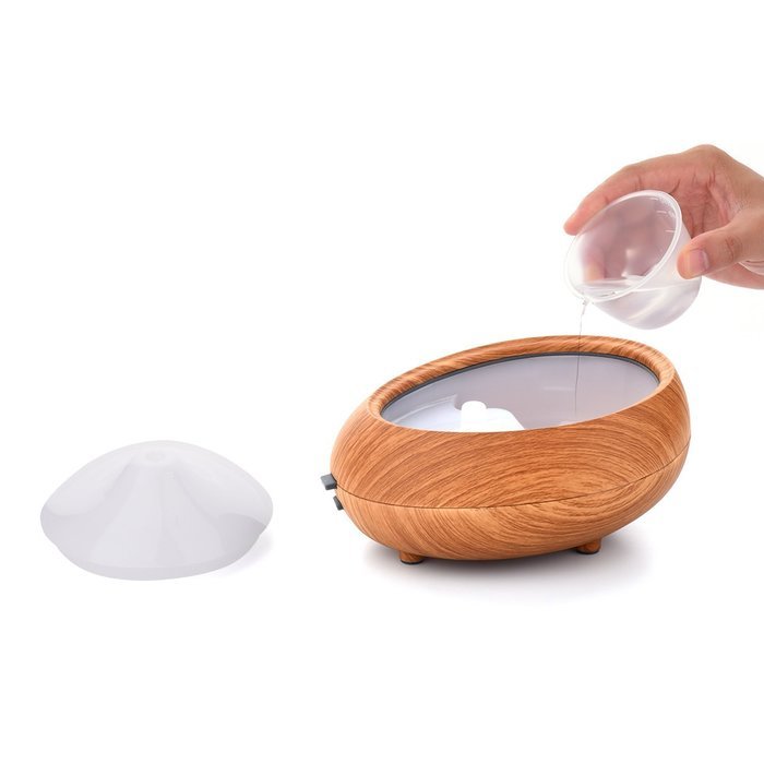 Essential Oil Diffuser, Hoosam 120ml Wood Grain Aromatherapy Diffuser Ultrasonic Cool Mist Air Humidifier with... N9