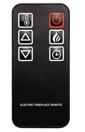 Electric Fireplace Media Entertainment Center with Side Storage Compartments N3