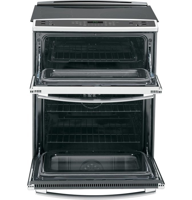 GE PS950SFSS 30" 6.6 cu. ft. Capacity Slide-In Double Oven Electric Range In Stainless Steel N3