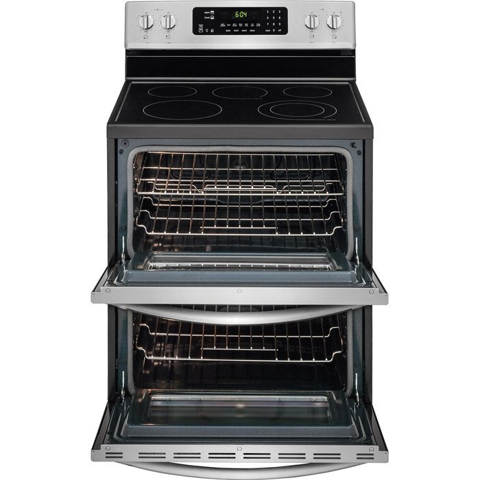 Frigidaire FGEF302TPF 30" Gallery Freestanding Electric Double Oven Range with SpaceWise Expandable Elements in... N3