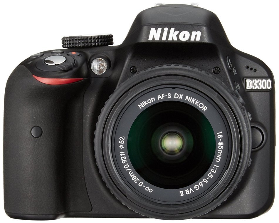 Nikon digital camera D3300 double zoom kit 18-55mm DX VR II & 55-200mm DX VR II Lenses2 Black N6