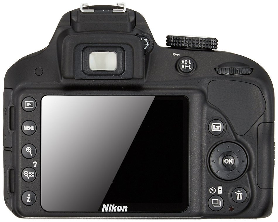 Nikon digital camera D3300 double zoom kit 18-55mm DX VR II & 55-200mm DX VR II Lenses2 Black N7