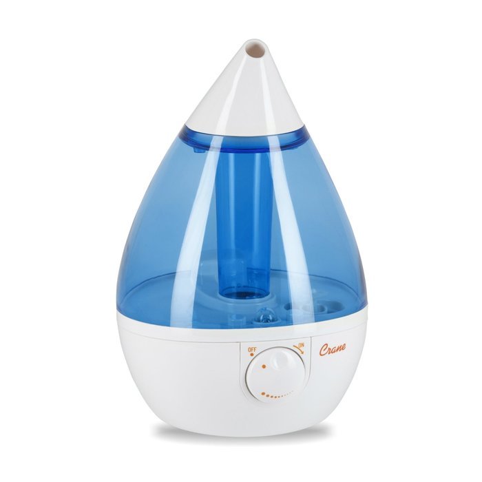 Crane Drop Shape Ultrasonic Cool Mist Humidifier with 2.3 Gallon output per day N5