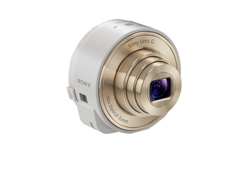Sony DSC-QX10/W Smartphone Attachable 4.45-44.5mm Lens-Style Camera N12
