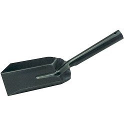 Parasene Black Jappaned Metal Coal Shovel 5\"