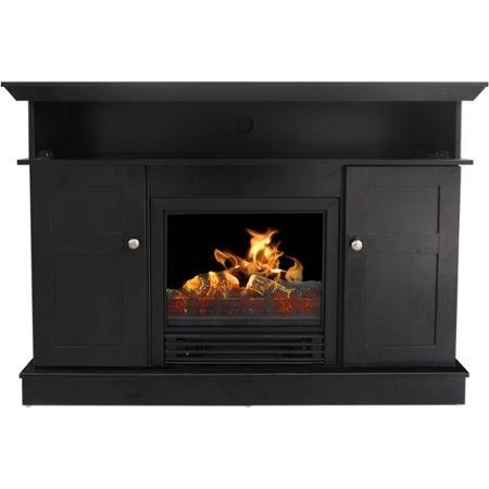 Decor Media Fireplace, Cappuccino, 42" Mantle For TV's up to 42" N2