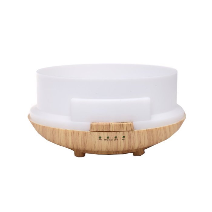 First 250ml Aroma Essential Oil Diffuser Wood Grain Ultrasonic Cool Mist Humidifier with 7 Color Changing LED... N4