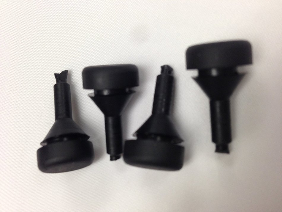QuadraFire Hopper Lid Rubber Bumpers - 4 Pack N3