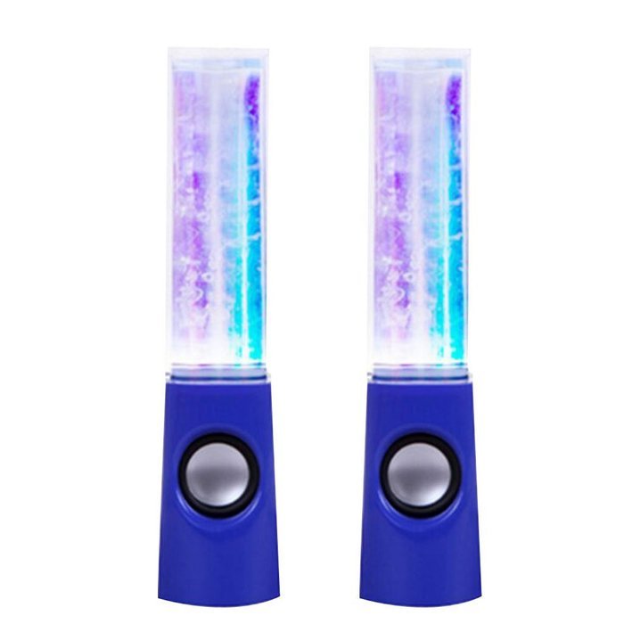 LED Light Dancing Water Show Music Fountain Bass Shock Speakers Amplifier Audio Player For Phones Computer Laptop... N22