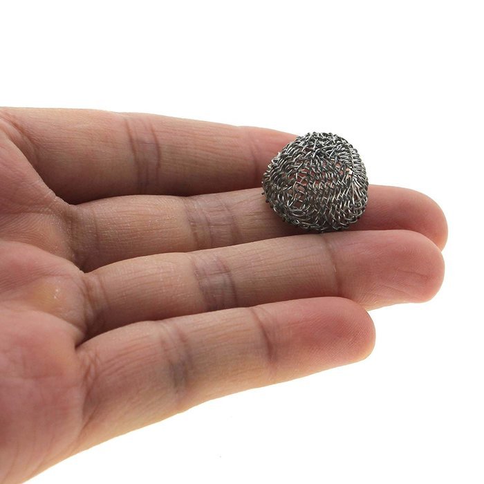 Huayang New 1pcs Silver Tobacco Smoking Pipe Metal Screen Percolator Leach Net Filter 15mm N3