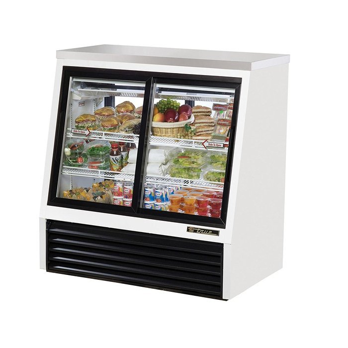 True TSID-48-4 Single Duty Deli Case 49" Straight Glass