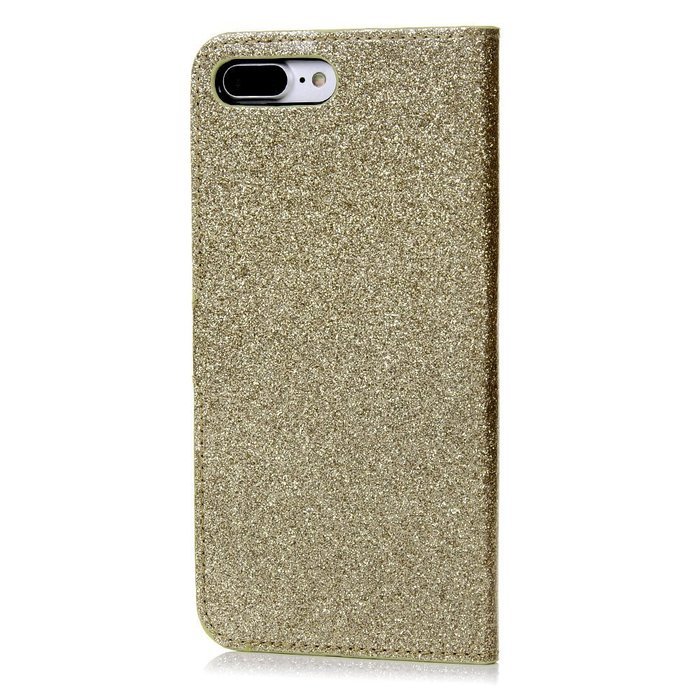 Badalink iPhone 7 Plus Wallet Case (5.5") Stand Flip Case Shiny Glitter PU Leather Case Shockproof Soft TPU Inner... N16