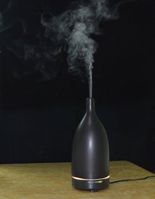 Samyo Ceramic Vase Aromatherapy Essential Oil Purifier Diffuser Air Humidifier (white) N4