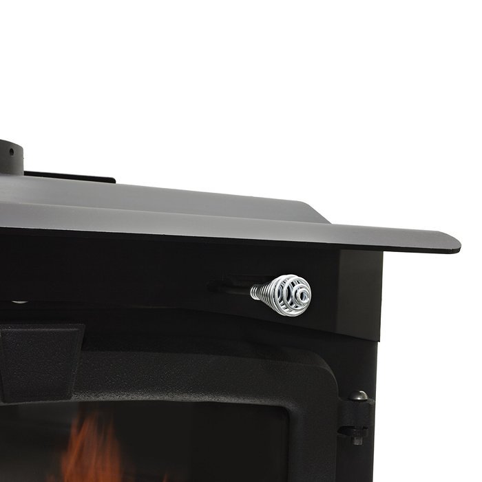 Pleasant Hearth 2,200 Square Feet Wood Burning Stove, Large N4