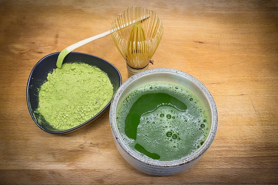 Matcha Green Tea Powder Organic - USDA &ndash; 4 oz - 50%-50% Mix of Ceremonial and Culinary Japanese Matcha N9