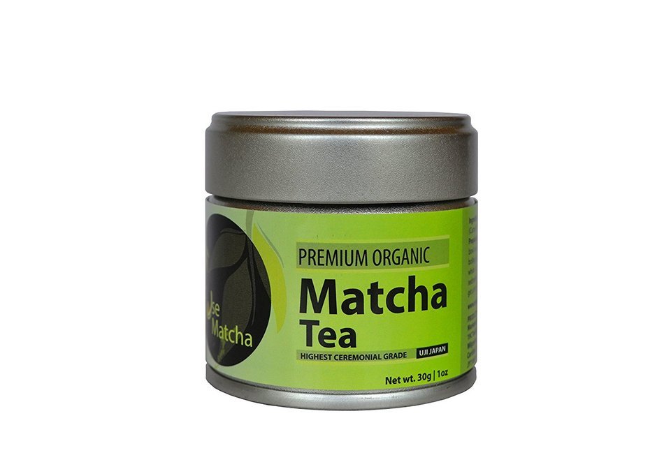 Matcha Green Tea Powder Organic - USDA &ndash; 4 oz - 50%-50% Mix of Ceremonial and Culinary Japanese Matcha N10
