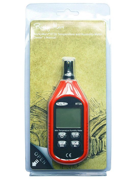 RockyMars RT36 Temperature and Humidity Meter Humidity Monitor Humidity Gauge Hygrometer N2