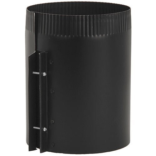 Woodeze 5IM-BM0036 8 in. 24-Ga. Snap-Lock Black Draw Band Conn