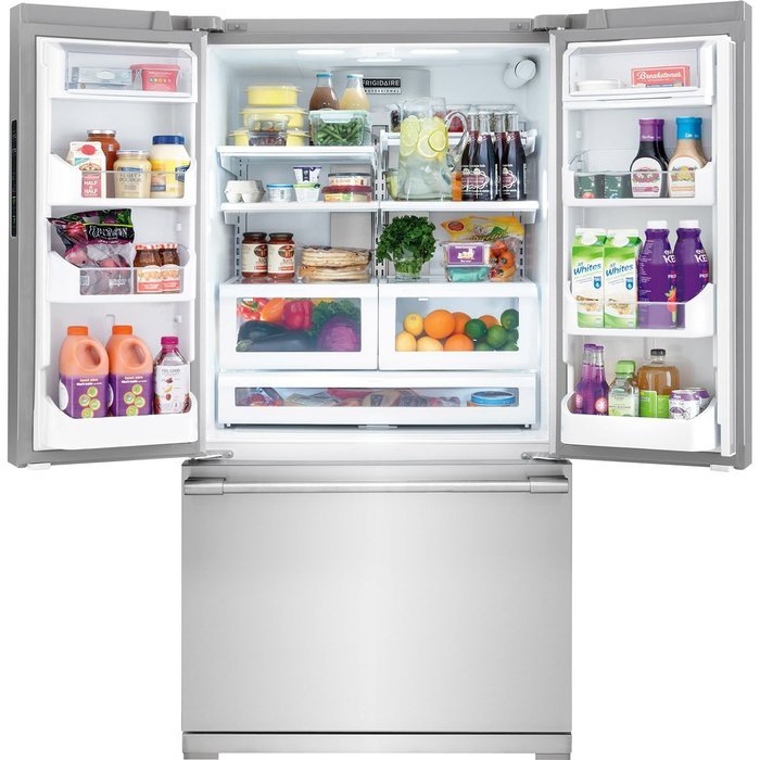 Frigidaire Professional Appliance Package with French Door Refrigerator, Convection Range, Deluxe Dishwasher and... N4