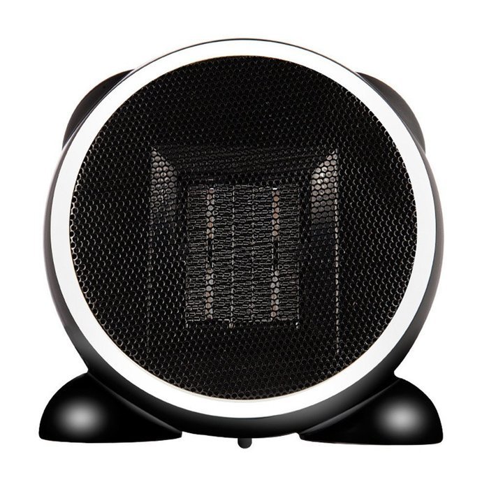 Ussuperstar Ceramic Portable Cartoon Shaped Fan Heater With Adjustable Thermostat (Black)