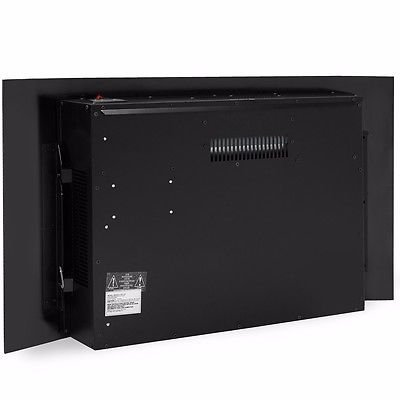 XL Large 35"x22" 1500W Adjustable Heater Electric Wall Mount Fireplace Elegant N4