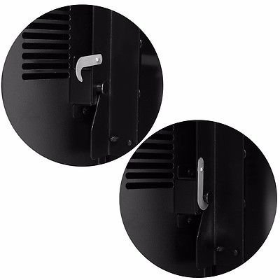 XL Large 35"x22" 1500W Adjustable Heater Electric Wall Mount Fireplace Elegant N5