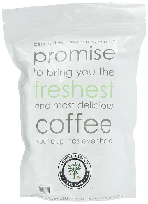 Coffee Bean Direct Decaf Dark Sumatra, Whole Bean Coffee, 16Ounce Bags