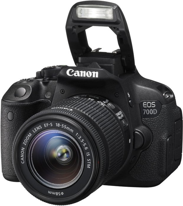 Canon EOS 700D + EF-S 18-55mm 3.5-5.6 IS STM - International Version (No Warranty) N12