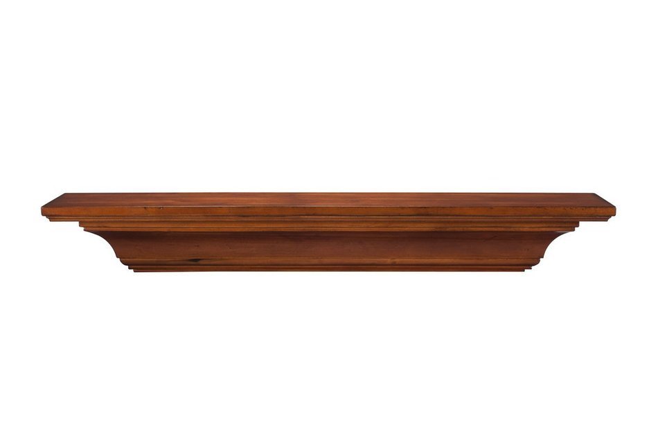 Pearl Mantels 418-60 Homestead Unfinished Fireplace Mantel Shelf, Length 60-Inch N7
