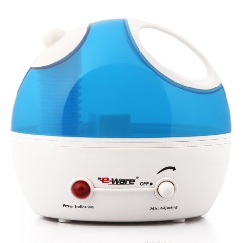 Eware 3K037 Cool Mist Ultrasonic Humidifier with Whisper-quiet Operation, Automatic Shut-off