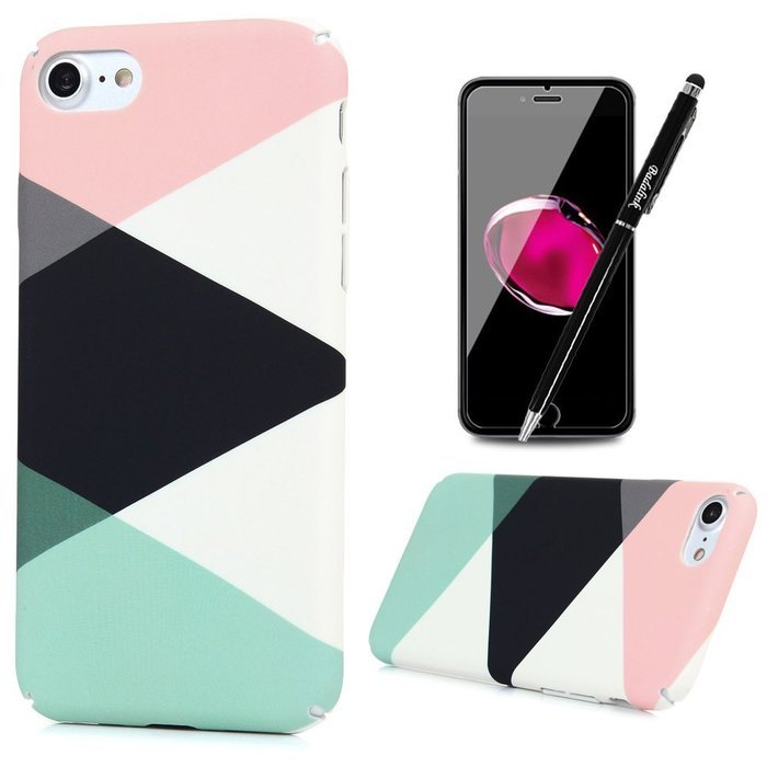Badalink iPhone 7 Case (4.7 inch) - Cute Digital Colorful Print Hard PC Case with Print Patterns Lightweight Ultra-thin... N16
