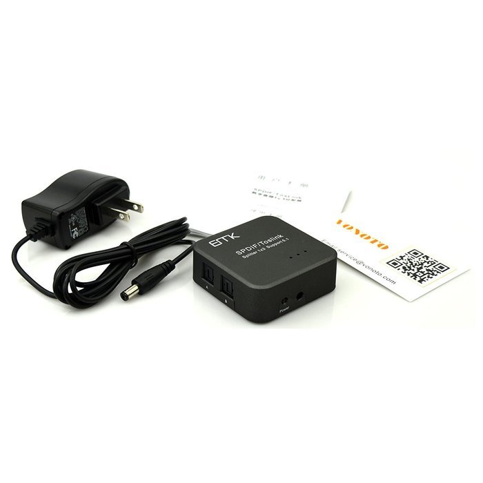 VONOTO 3 in 1 Toslink Fiber Optical Audio 1 to 3 output Adapter Switch Splitter 3 x 1 Selector Adapter Optic TOS... N9