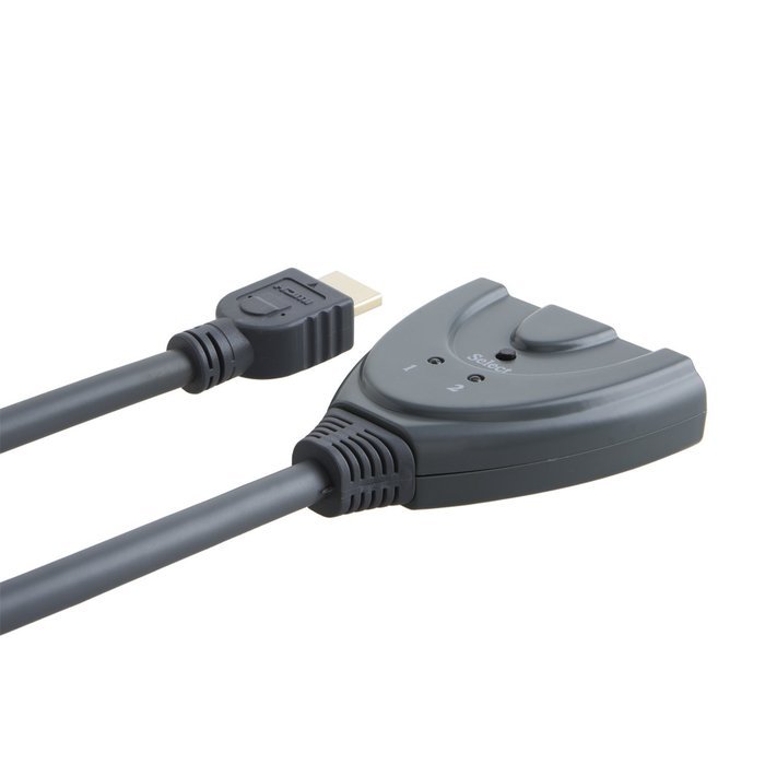 VeLLBox (Version 1.4) HDMI Bidirectional Switcher 2X1 with Pigtail, 2 In 1 Out, 2-port Switcher Pigtail Type,... N14