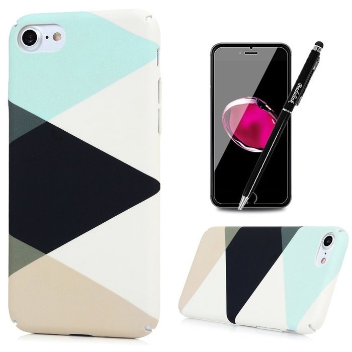 Badalink iPhone 7 Case (4.7 inch) - Cute Digital Colorful Print Hard PC Case with Print Patterns Lightweight Ultra-thin... N22
