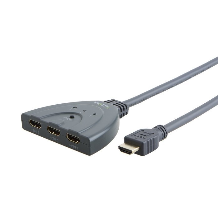 VeLLBox (Version 1.4) HDMI Bidirectional Switcher 2X1 with Pigtail, 2 In 1 Out, 2-port Switcher Pigtail Type,... N17