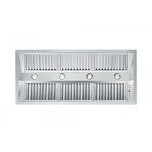 1200 CFM Ducted Island Range Hood Size 14.2" H x 46" W x 21" D N4 free