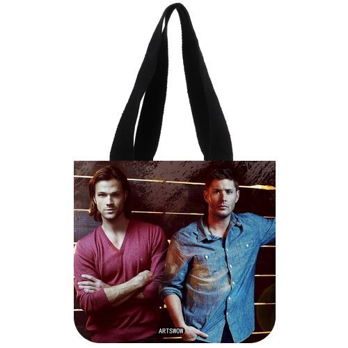 ARTSWOW Supernatural Shoulder Bag Custom Lady Travel Bag Canvas Reusable Tote Bag (2 Sides) N5