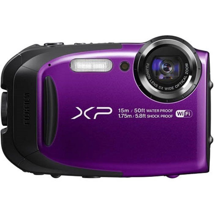 Fujifilm FinePix XP80 Purple Waterproof Digital Camera with 2.7-Inch LCD (Purple) N2