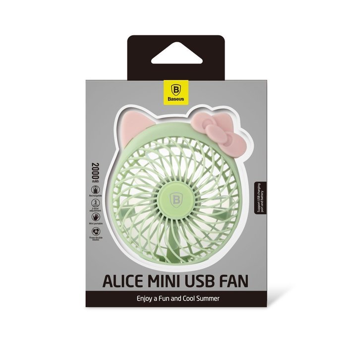 StrongFirst Portable USB Rechargeable Hand Mini Fans 2000mAh Battery for Laptop Computer Desk Desktop Table Floor... N3
