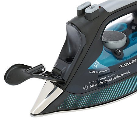 2015 Rowenta Mercedes Benz Fashion Week Steamium 1800w Steam Iron with 3d 400 Hole Micro Steam Stainless Steel...